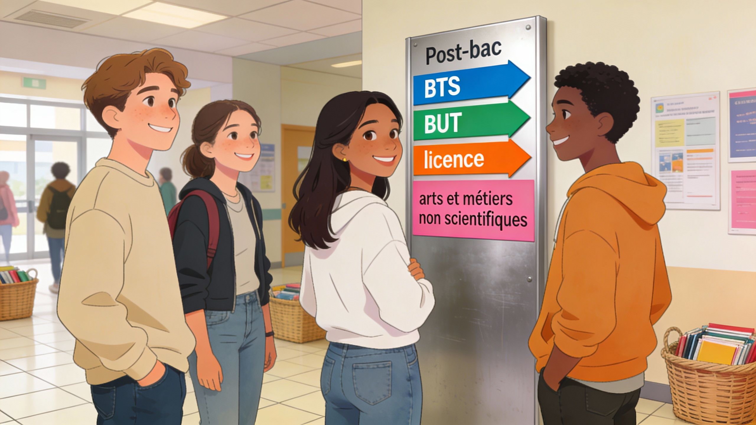 Orientation post-bac sans maths : quelles options choisir