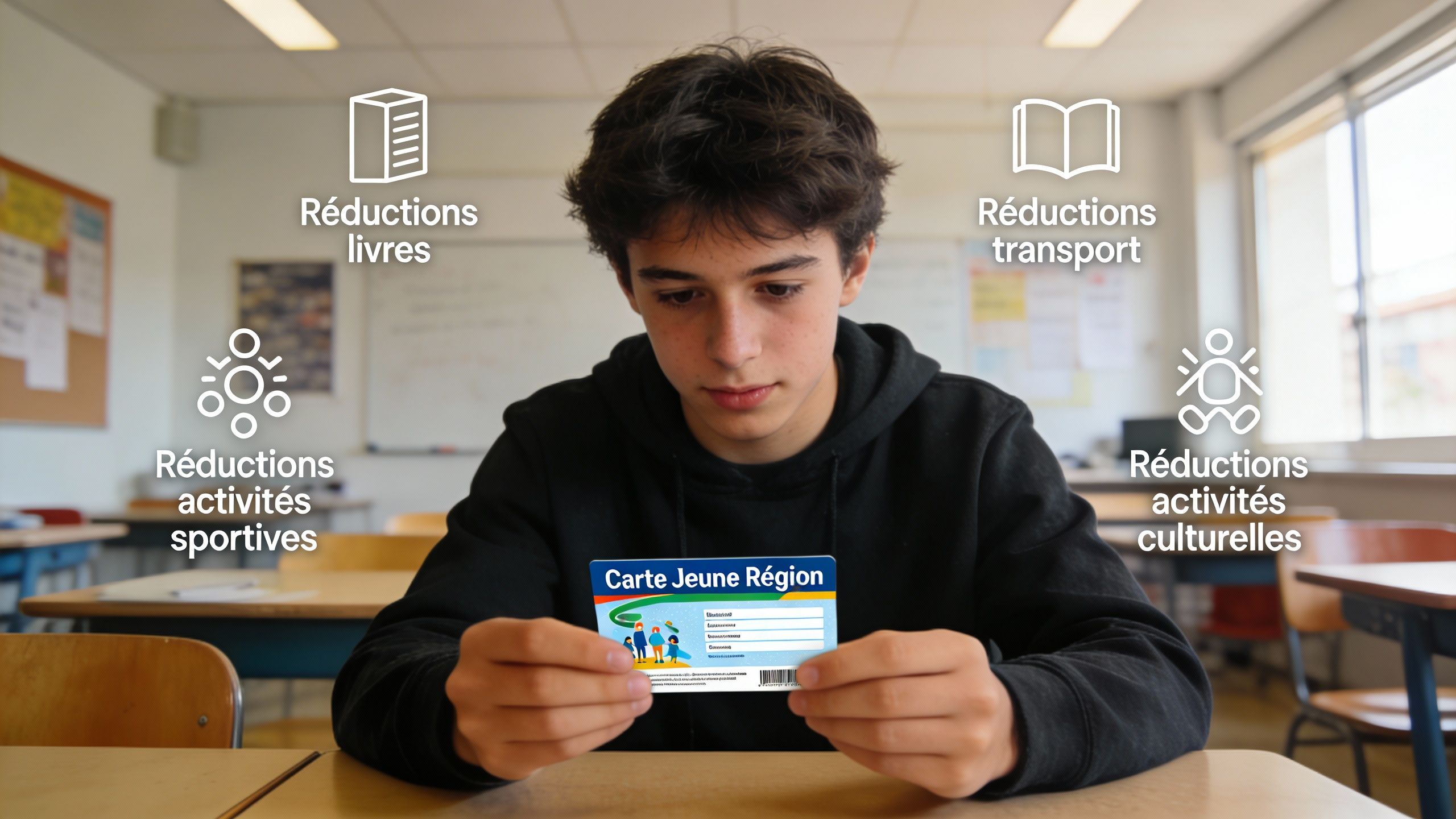 Réductions carte lycéen région : avantages concrets