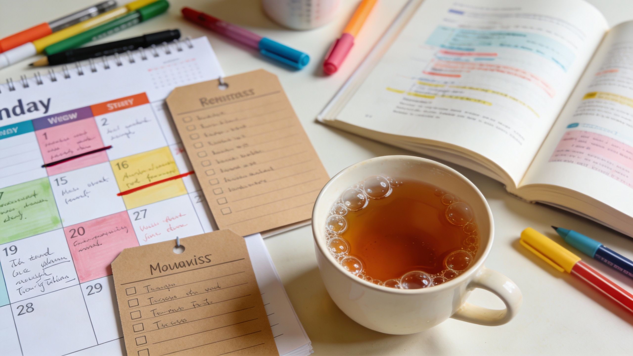 Planning de révision Bac blanc à imprimer efficace