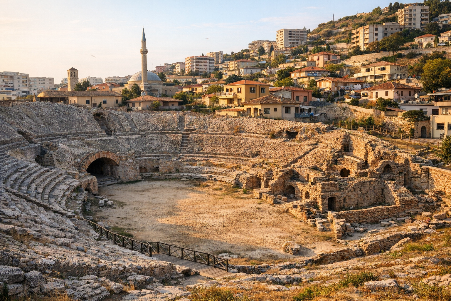 Amphithéâtre de Durrës : histoire, architecture et patrimoine