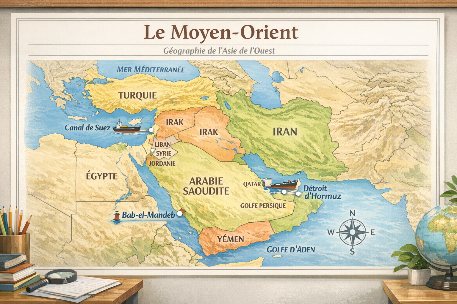 Asie du Sud-Ouest : définition, carte et enjeux essentiels