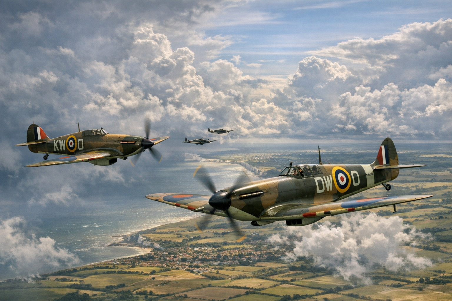 Avion anglais Seconde Guerre mondiale : les modèles clés