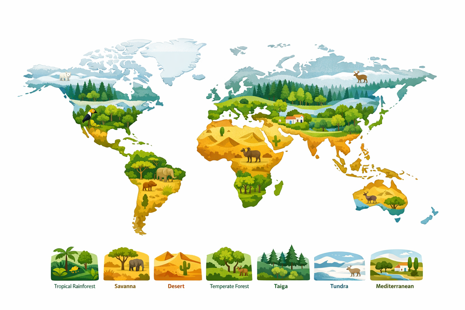 Biome définition : comprendre simplement les grands milieux