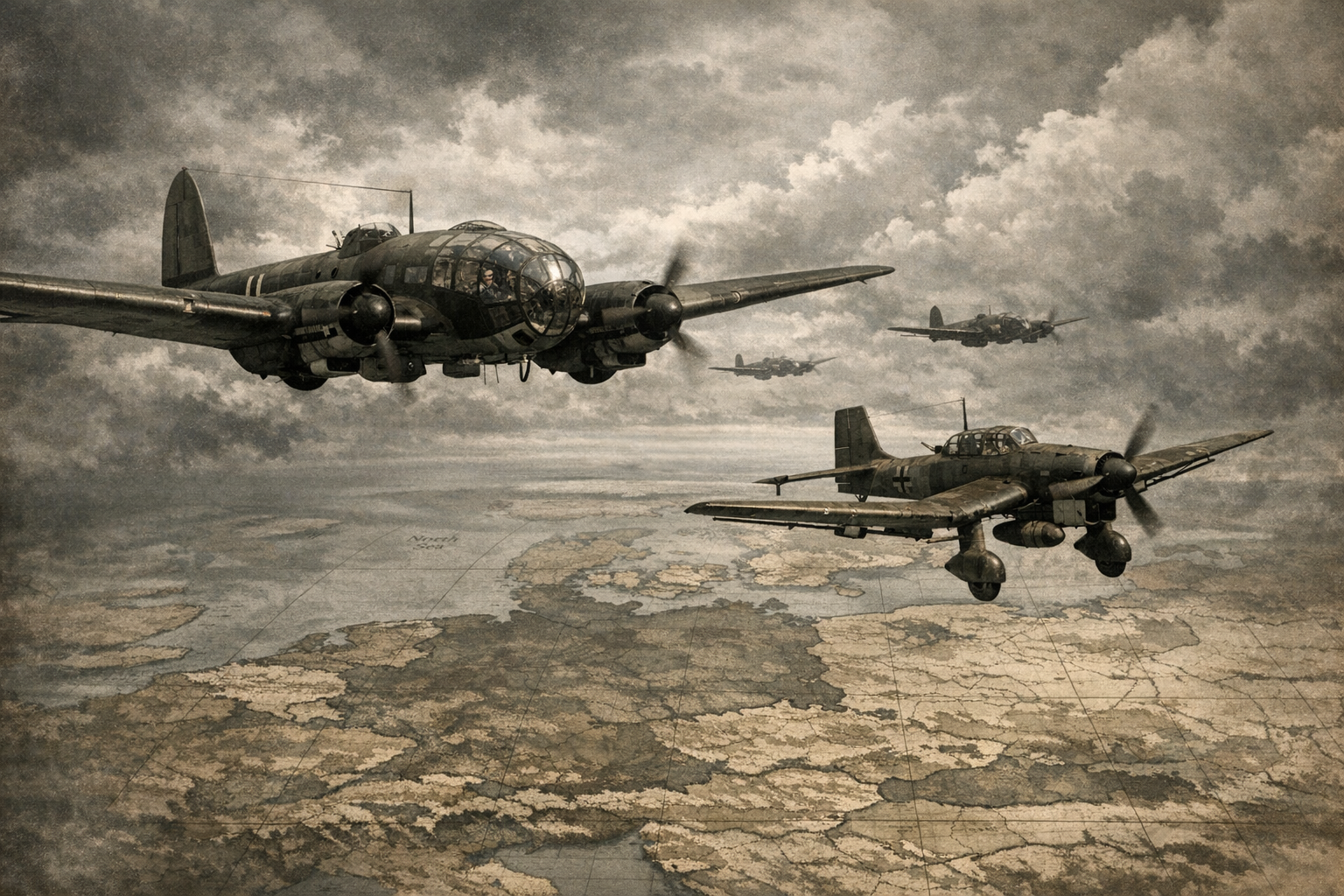 Bombardiers allemands : rôle, types et limites en guerre