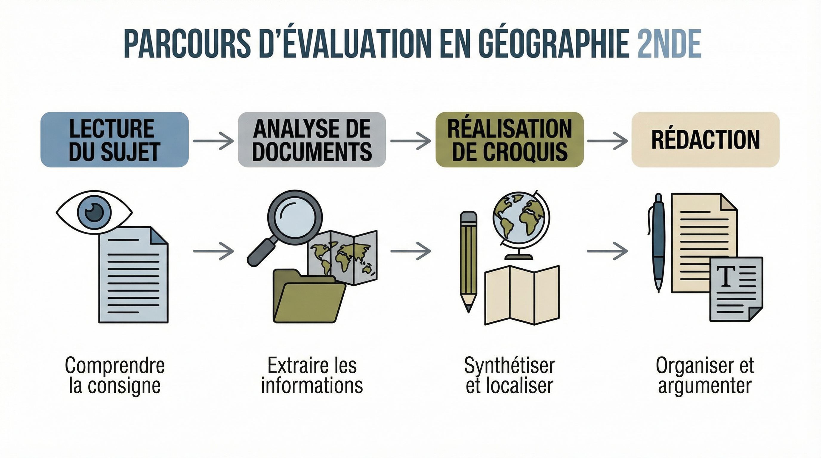 Évaluation géographie 2nde : exercices et entraînement
