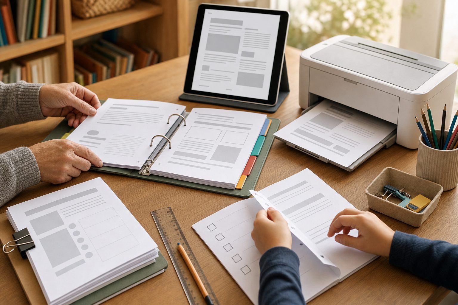 Imprimer, organiser et suivre un cahier PDF sans gaspiller de papier