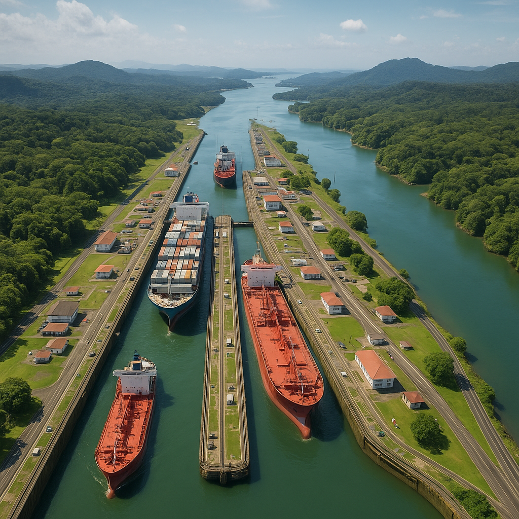Canal de Panama carte : localisation claire et repères utiles