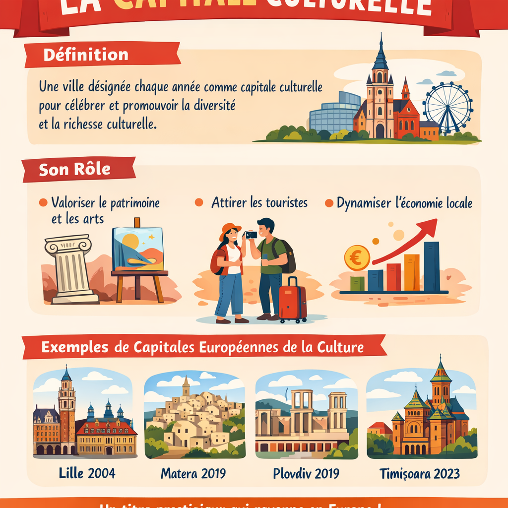 Capitale culturelle : définition, rôle et exemples clés