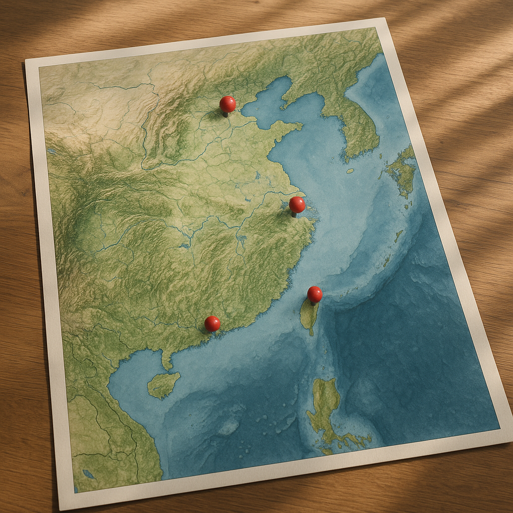 Carte Chine : les repères clés à mémoriser vite