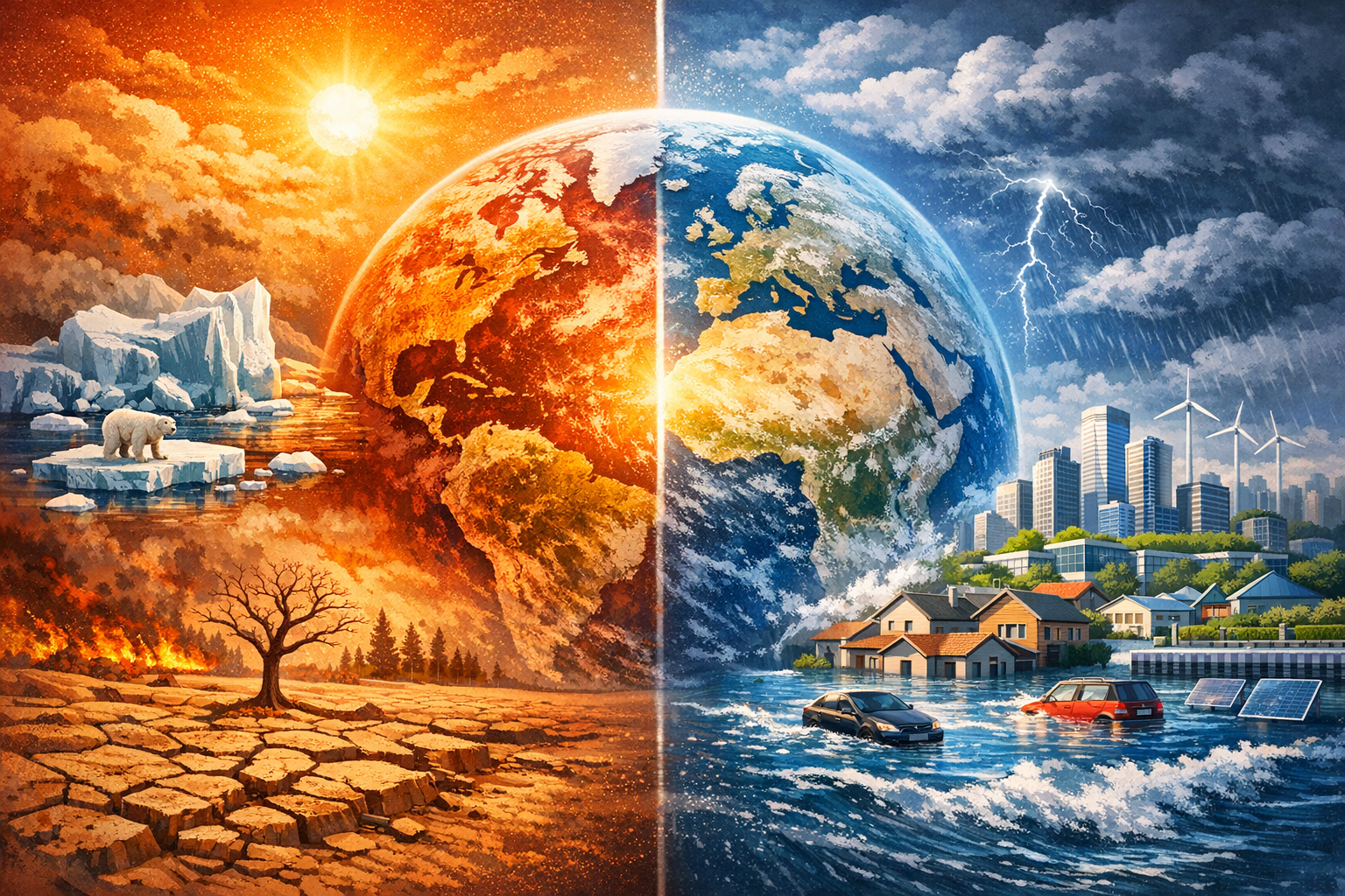 Changement climatique def : définition simple pour le lycée