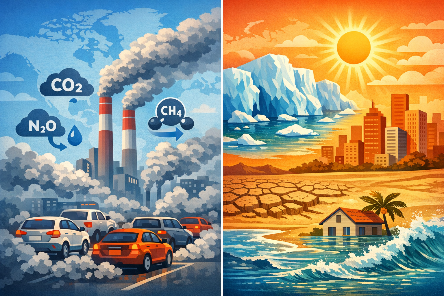 Changement climatique définition : comprendre simplement le phénomène
