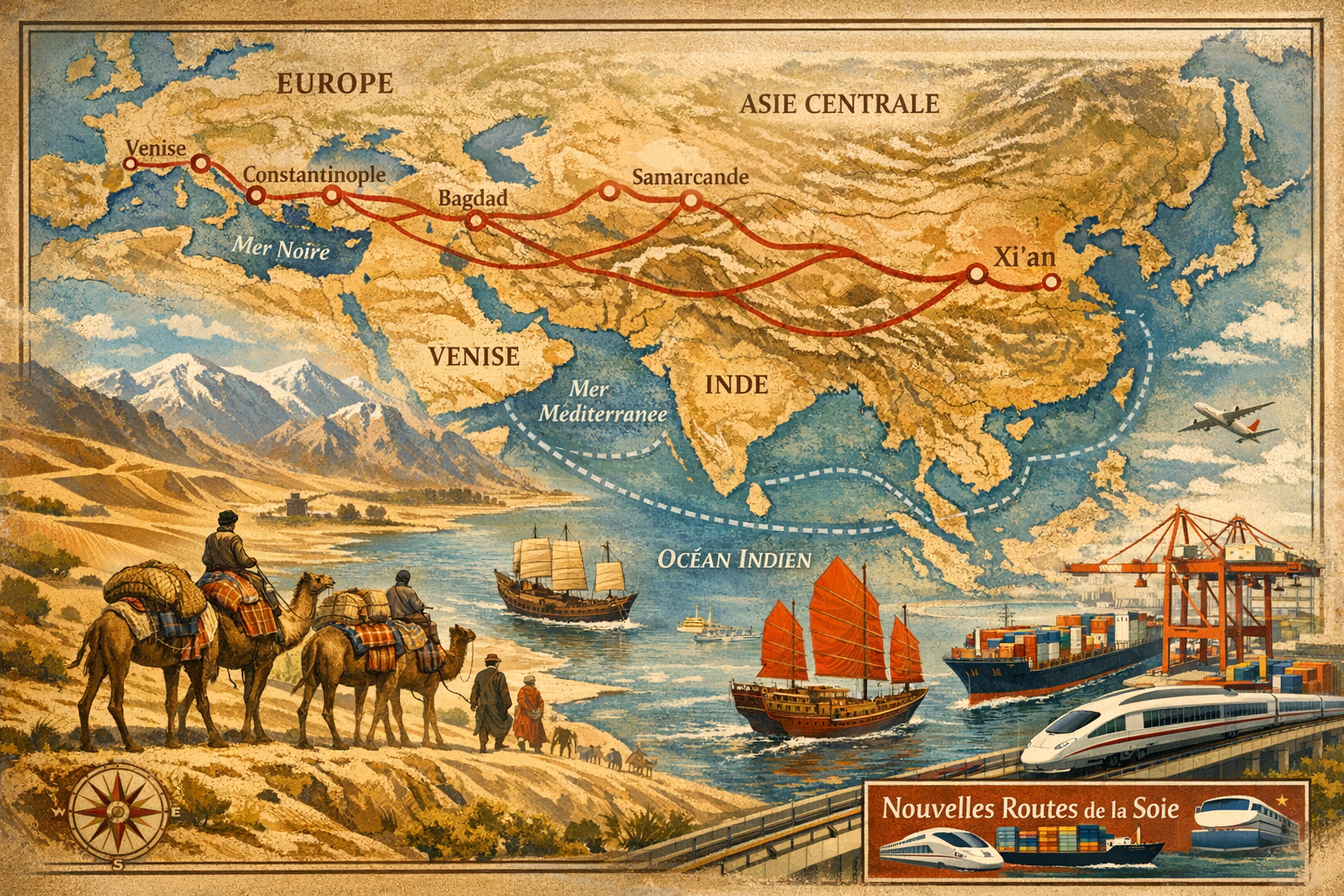 Chine route de la soie : histoire, enjeux et repères clés