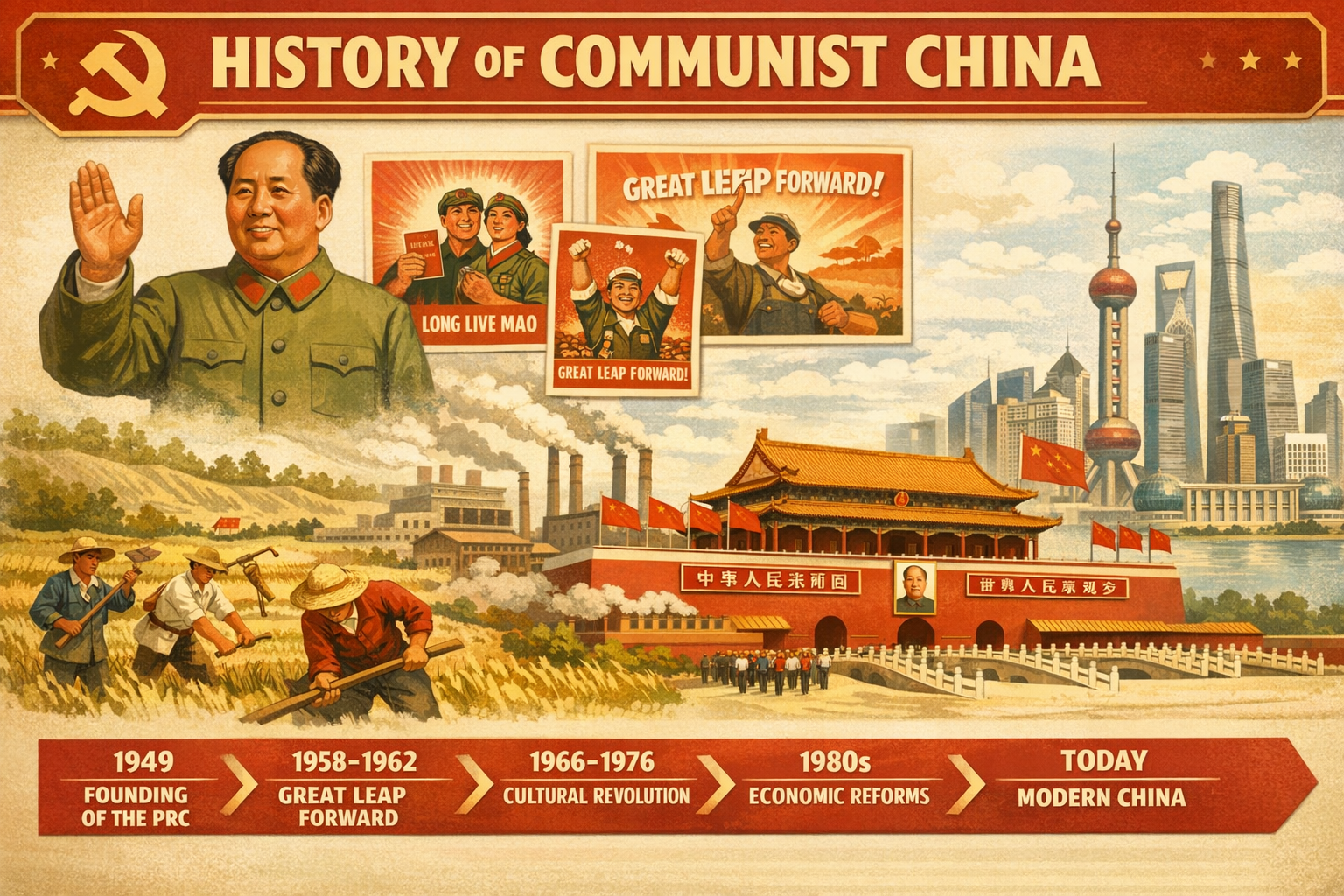 Communisme Chine : comprendre Mao, le PCC et les réformes