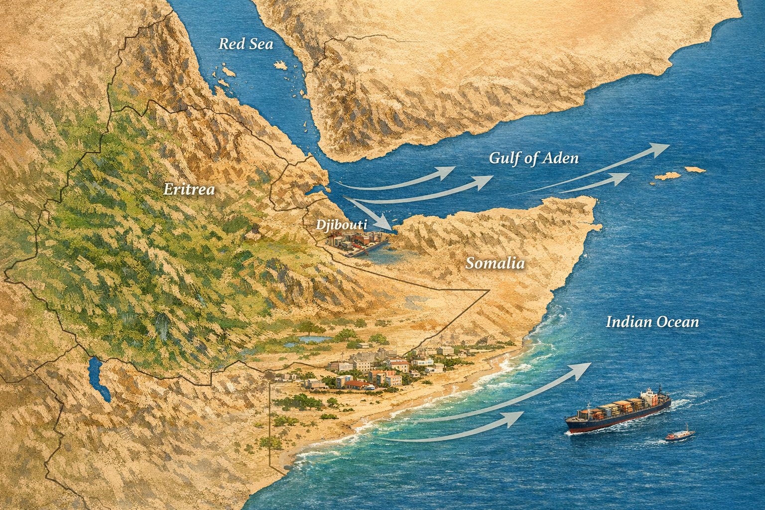 Corne d'Afrique : définition, pays et enjeux essentiels