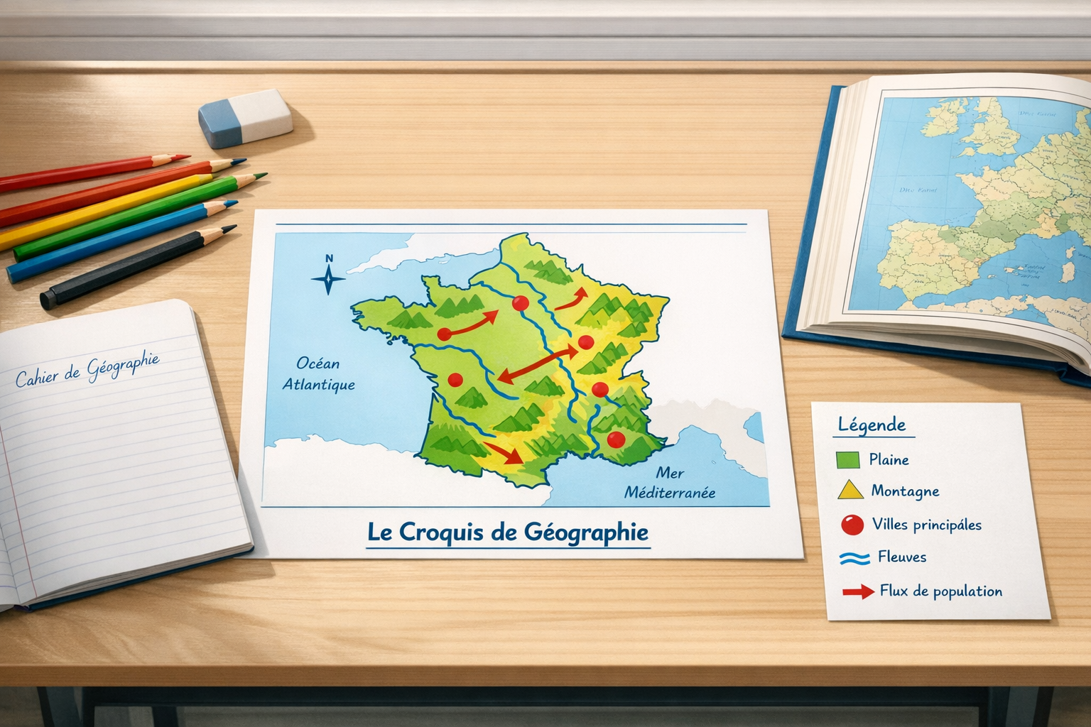 Croquis def : définition simple et méthode en géographie