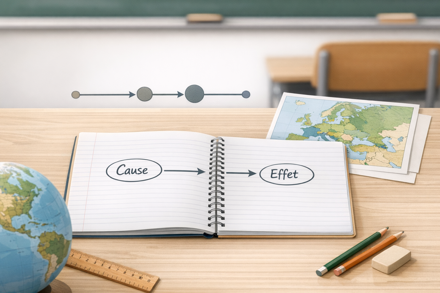 Def causalité : définition simple et méthode en histoire-géo