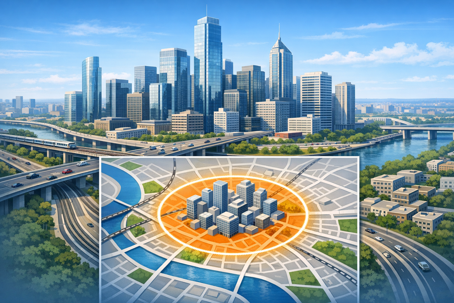 Definition CBD géographie : comprendre le quartier d’affaires