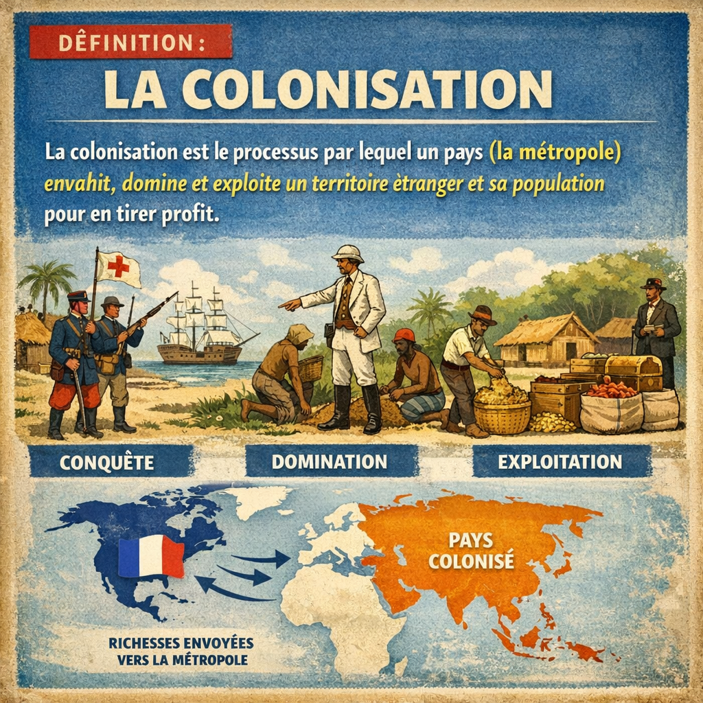 Définition colonisation : comprendre le terme en histoire