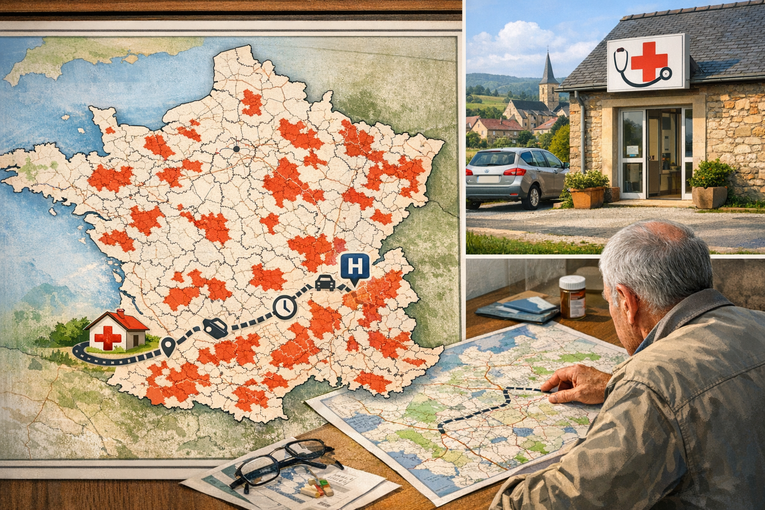 Desert medicaux : comprendre les inégalités d’accès aux soins