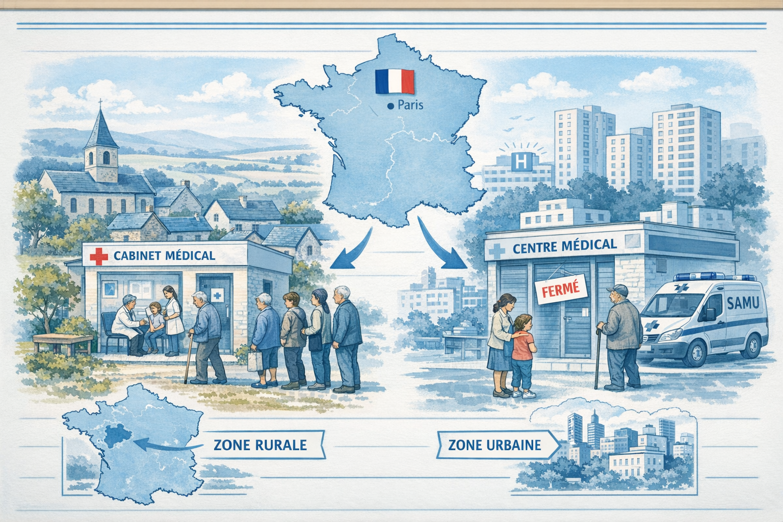 Désert médicaux définition : comprendre simplement le phénomène