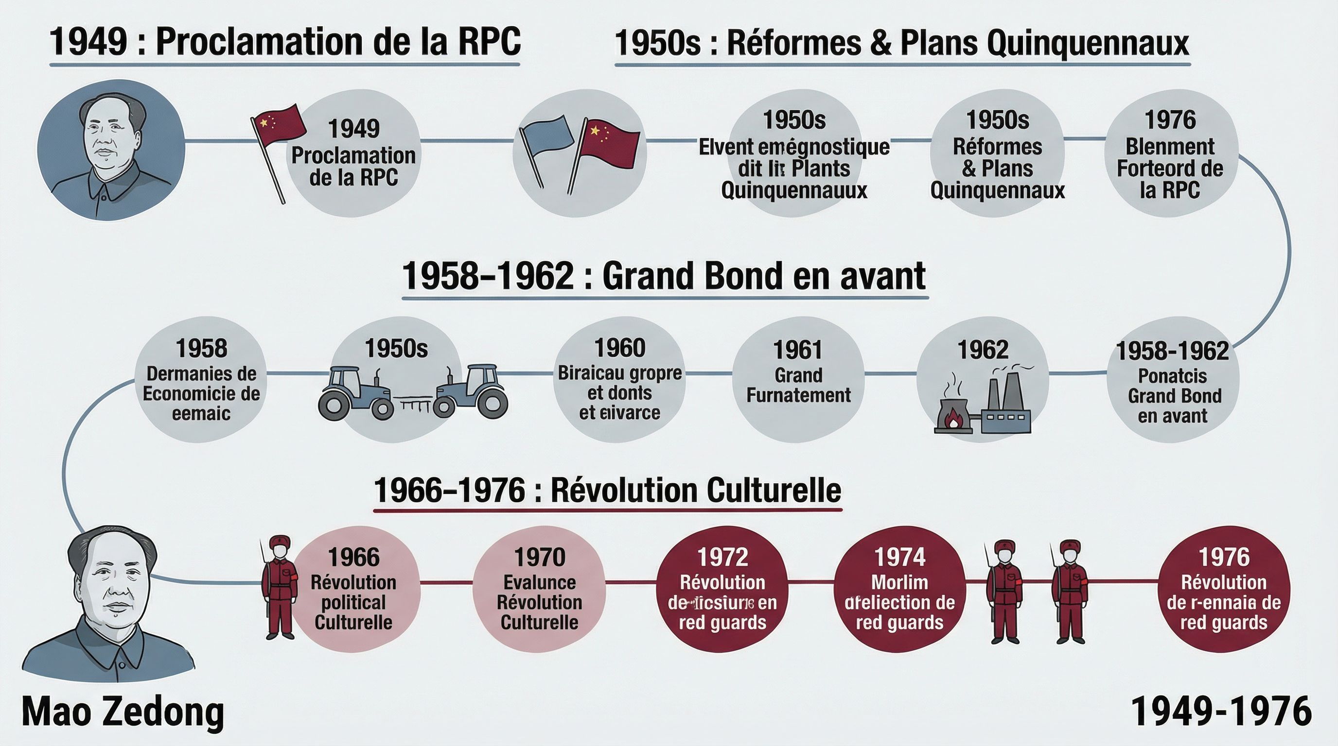 Exercices sur la Chine de Mao au lycée