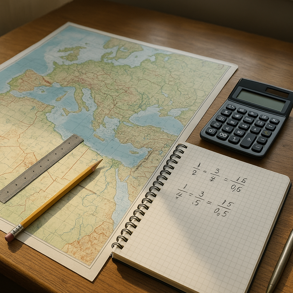 Échelle carte : comprendre, calculer et éviter les pièges