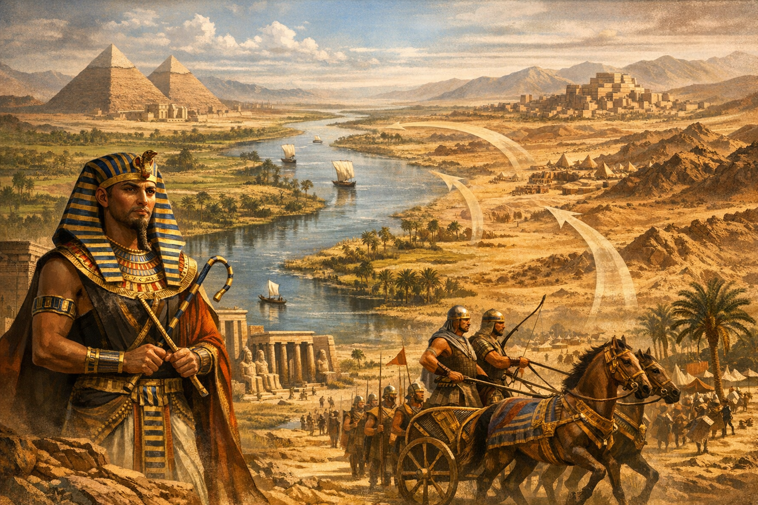 Empire égyptien : définition, dates et expansion expliquées