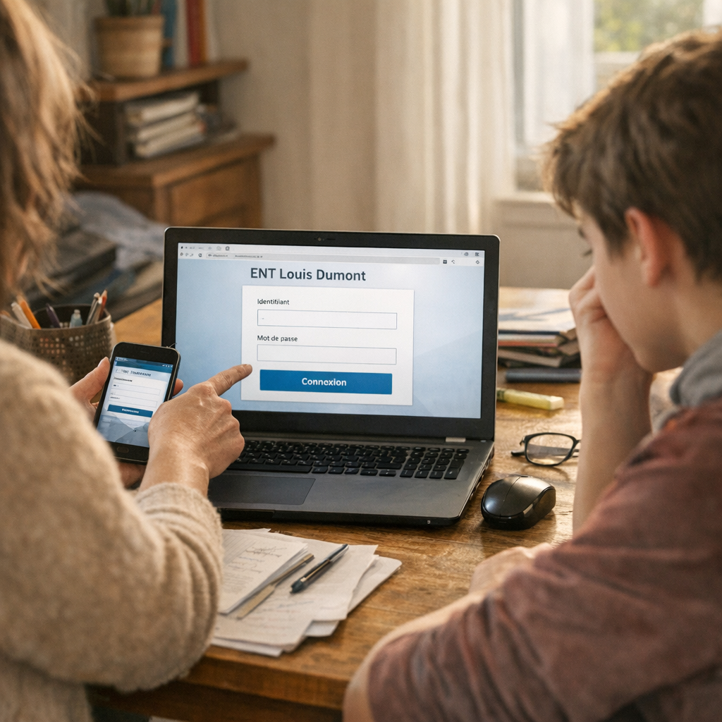 Procédure parent ou élève&nbsp;: se connecter sans perdre 20 minutes