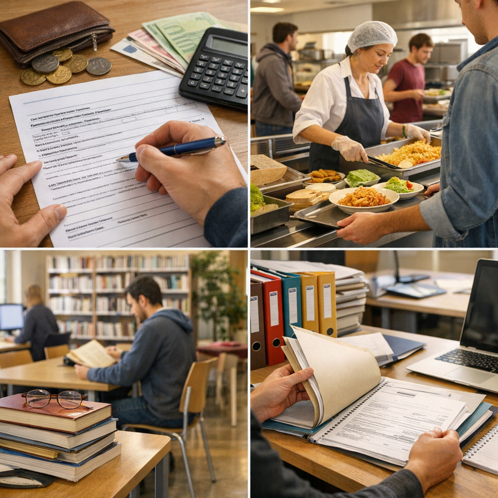 Services utiles : bourses, restaurant scolaire, CDI et documents
