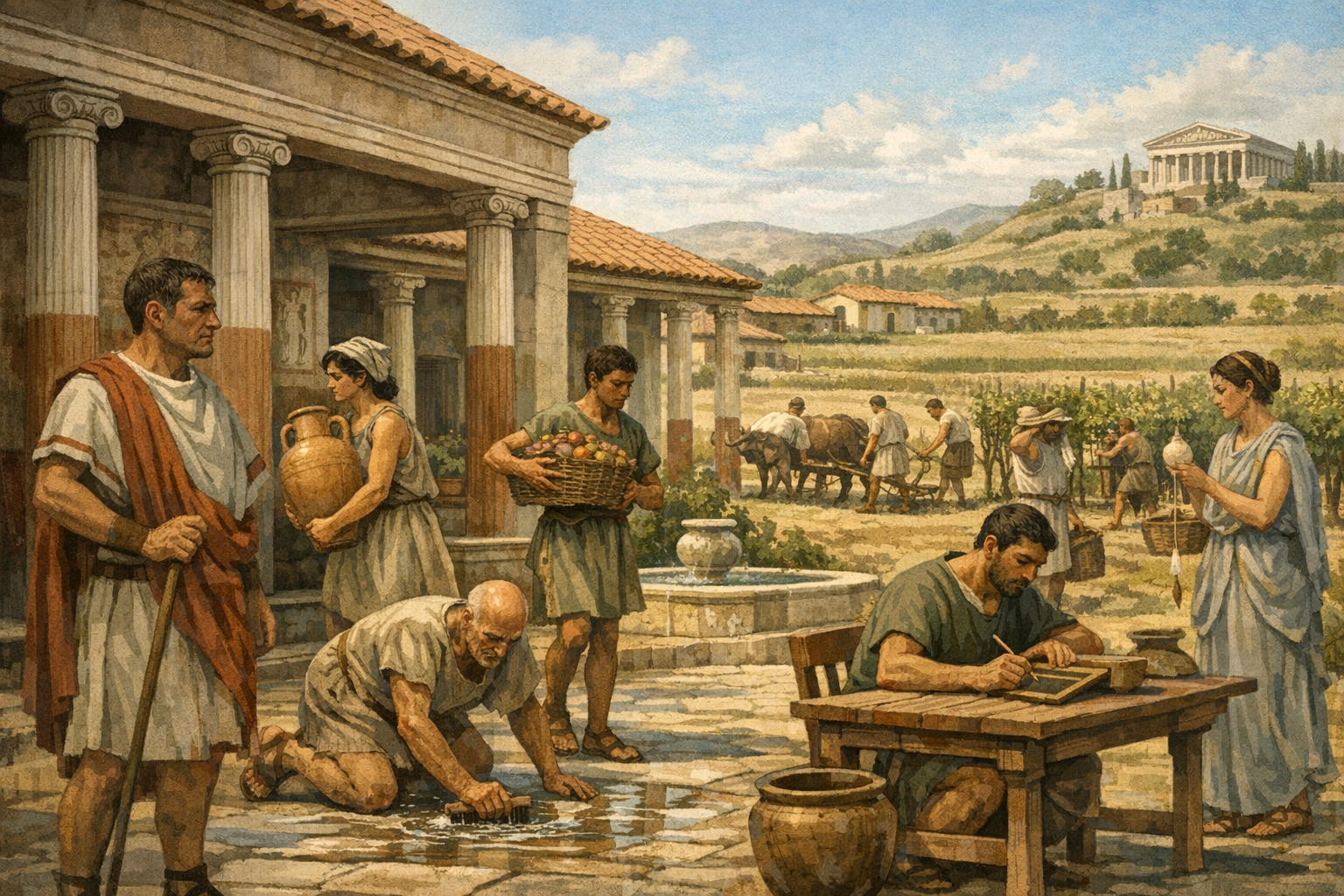 Esclave antique : comprendre son statut en Grèce et à Rome