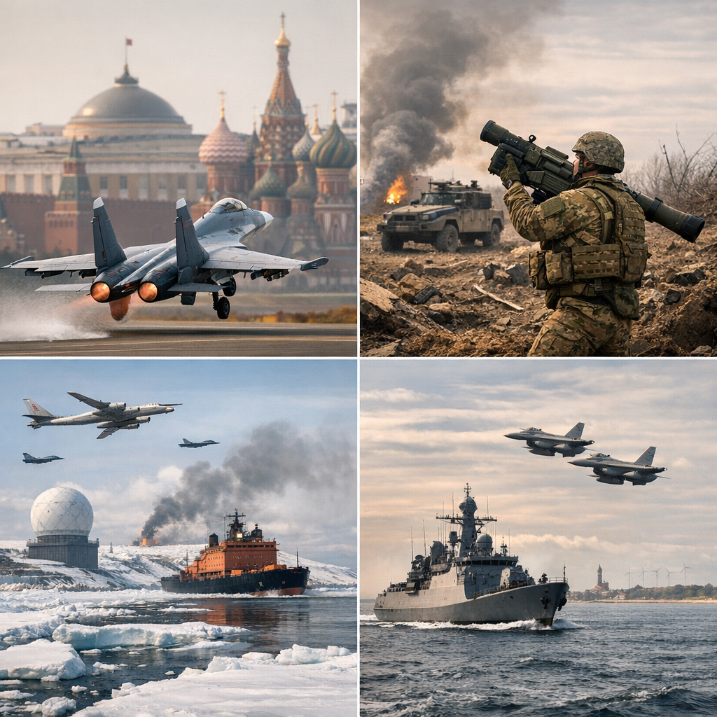 Exercices progressifs&nbsp;&nbsp;: Russie, Ukraine, Arctique, Baltique