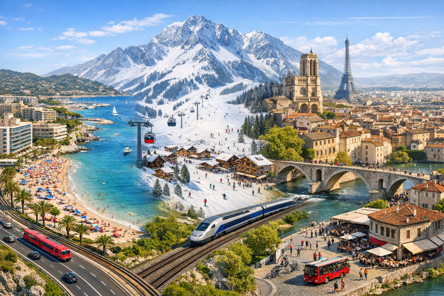 Espace touristique : définition, exemples et enjeux en géographie