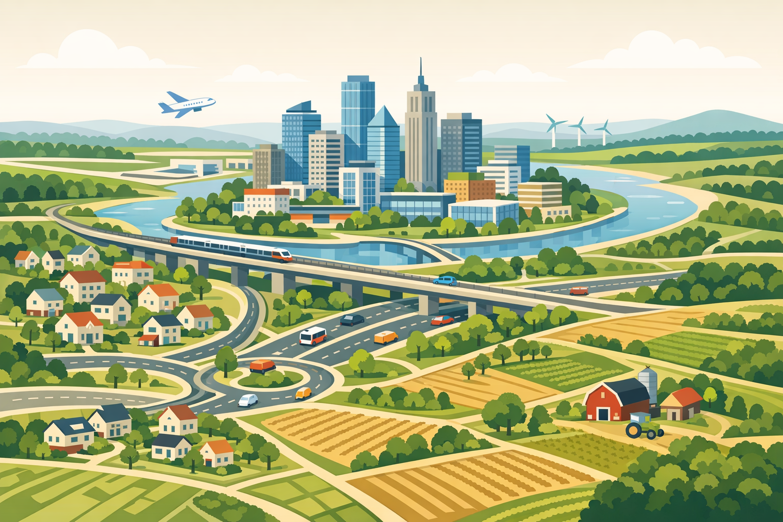 Espace urbain définition : comprendre la notion simplement