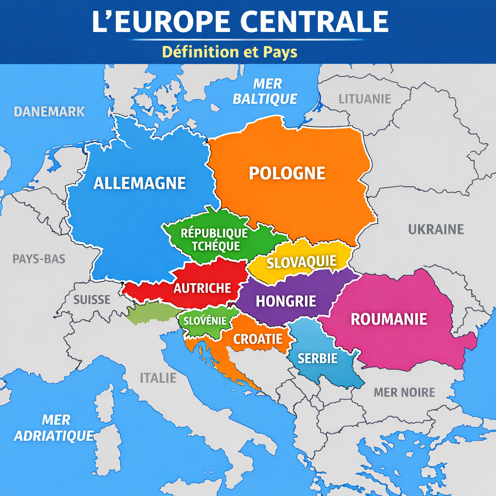 Europe centrale : définition, pays et frontières expliqués