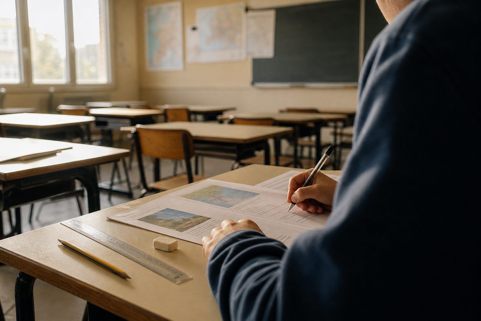 Faire un exercice HGlycée en conditions de contrôle