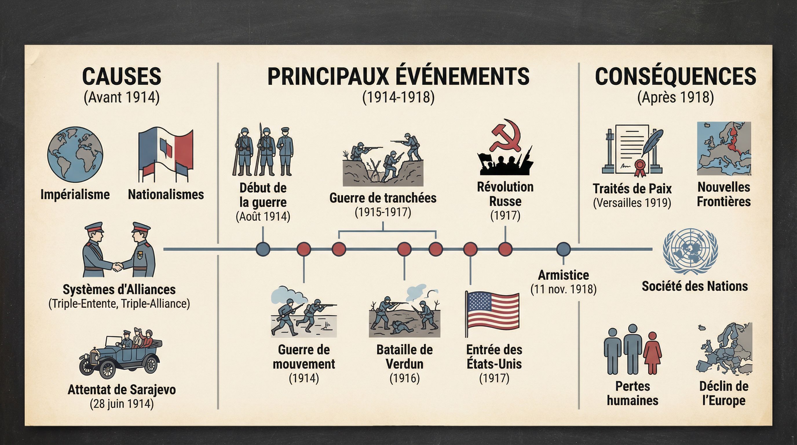 Dissertation sur la première guerre mondiale