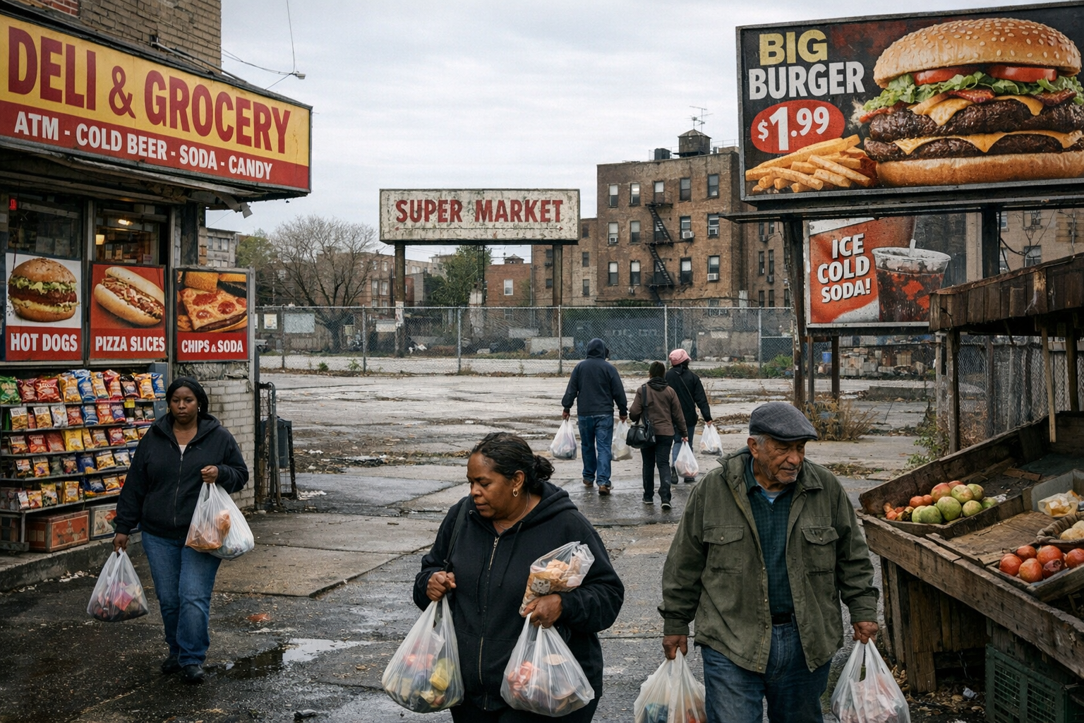 Food deserts : comprendre les déserts alimentaires