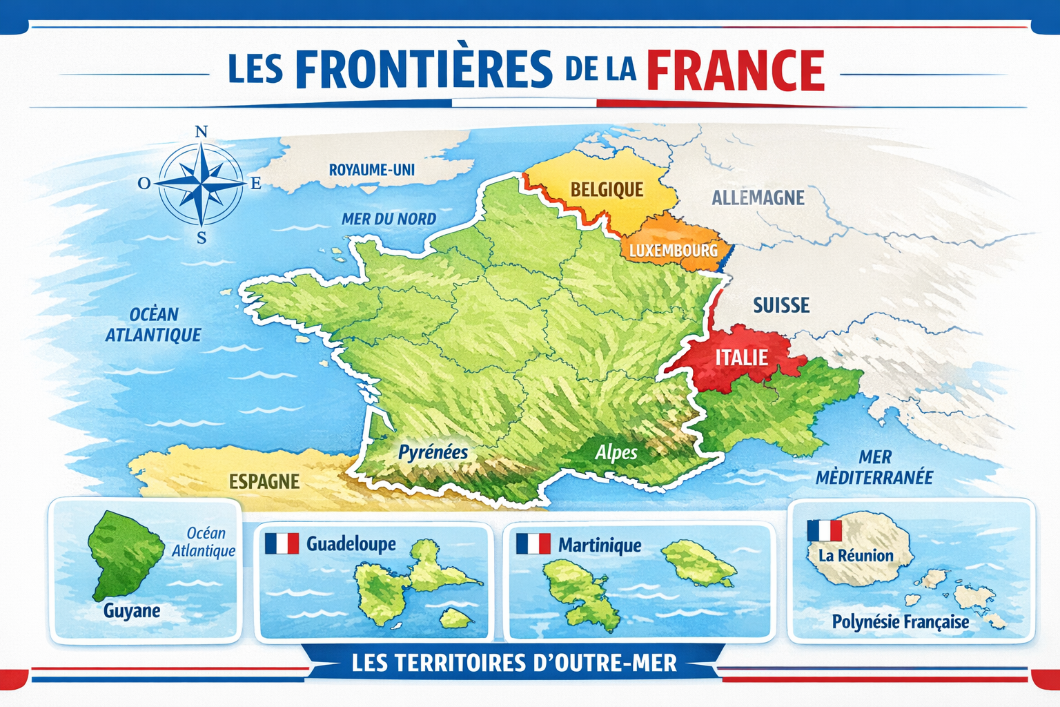 France frontière : comprendre les limites du territoire français