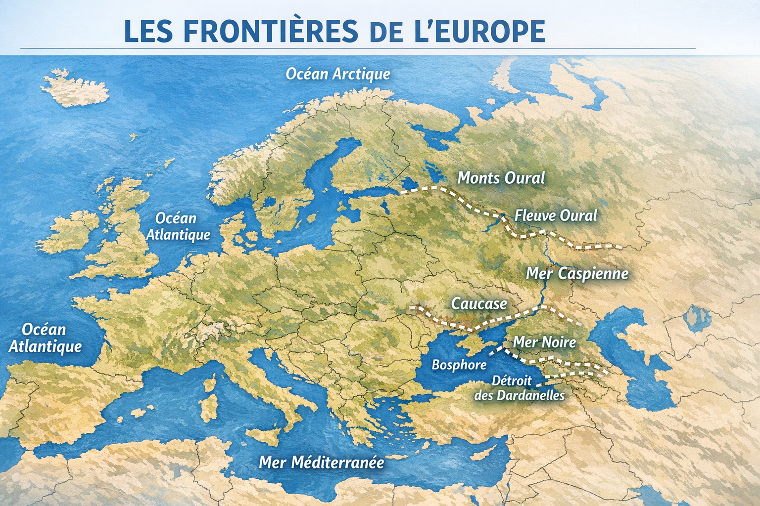 Frontières de l'Europe : comprendre ses limites et ses débats