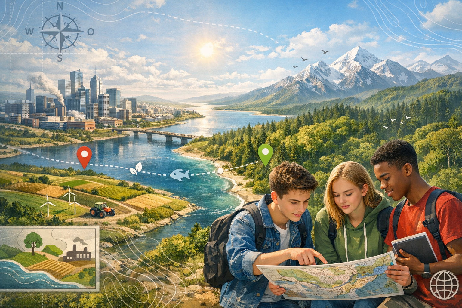 Géographie environnementale : définition simple et repères lycée