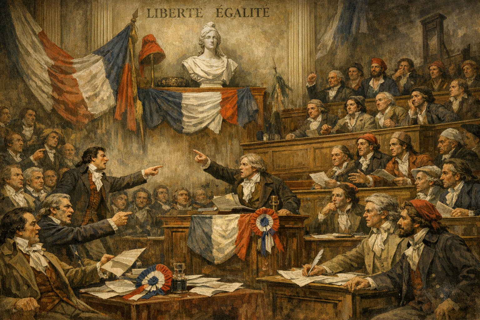 Girondins et Montagnards : comprendre leur opposition