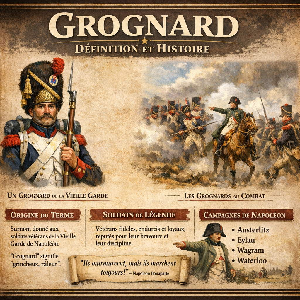 Grognard : définition, histoire et lien avec Napoléon
