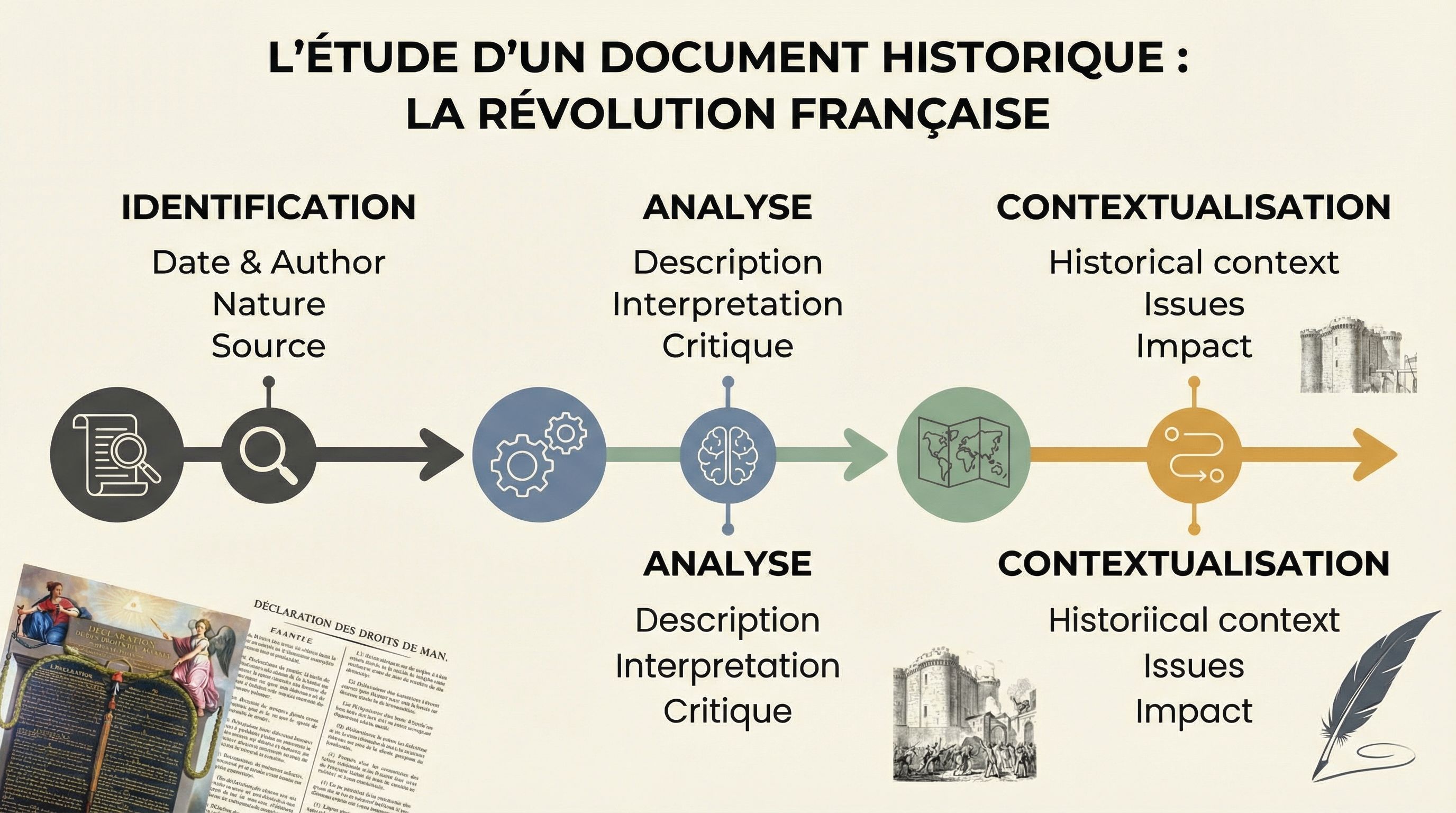 Étude de documents révolution française 4ème