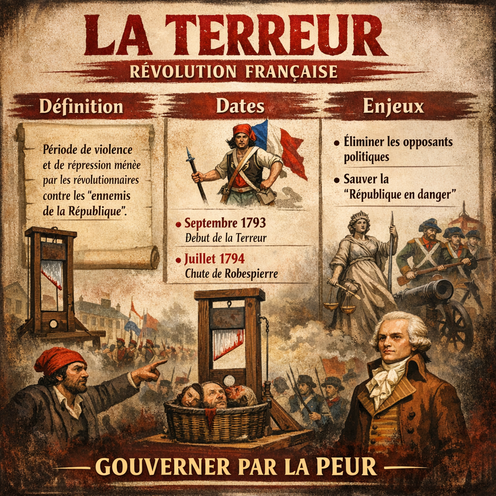 La Terreur : comprendre la phase la plus radicale de 1793-1794