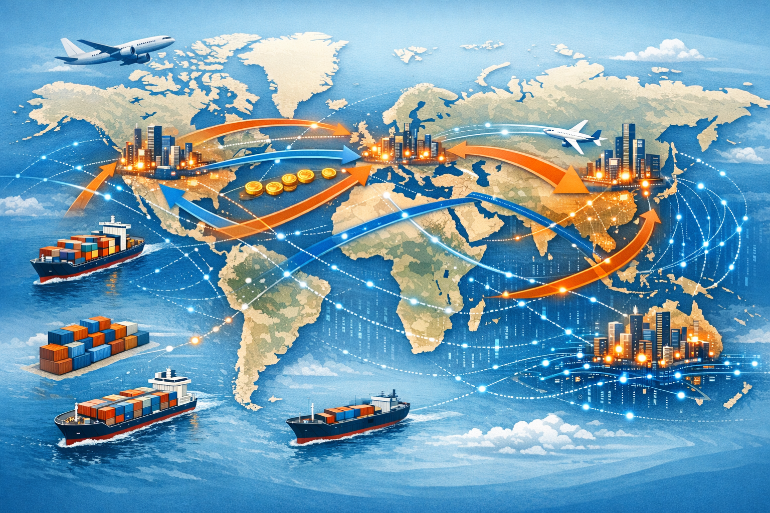 Les flux : définition simple et exemples en géographie