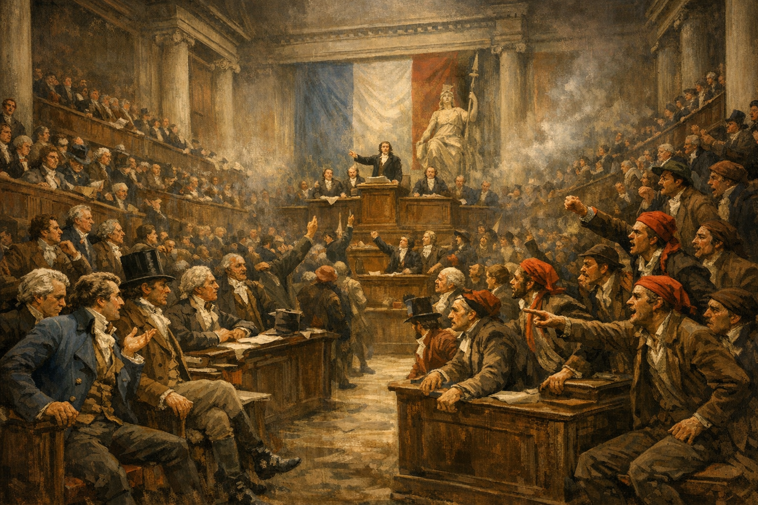 Les Girondins et les Montagnards : comprendre leurs différences