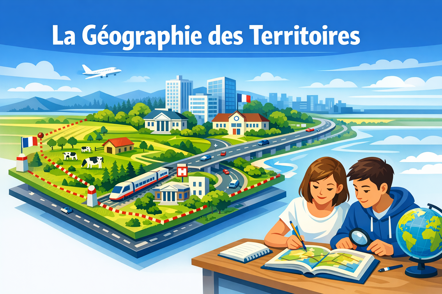 Les territoires : définition simple et exemples en géographie