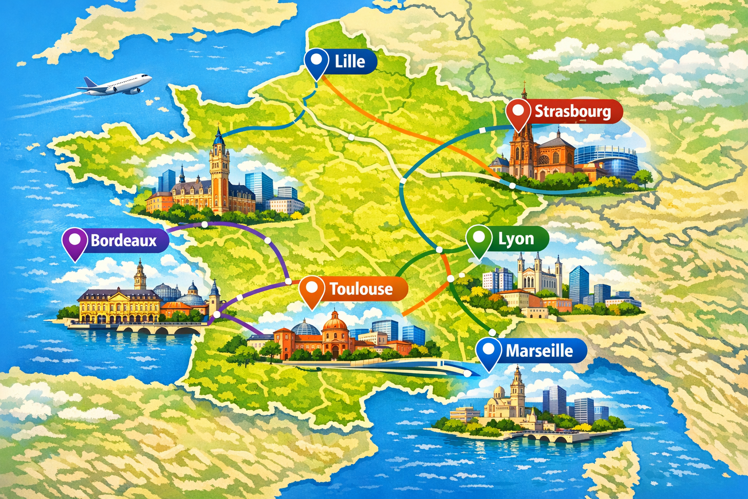 Métropoles régionales : définition, rôle et exemples en France