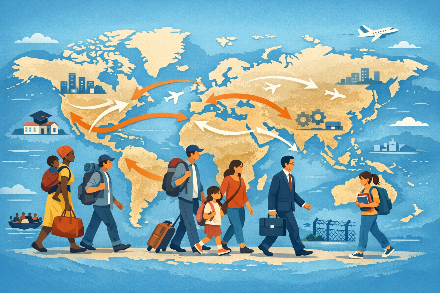 Migration definition : comprendre le terme en géographie