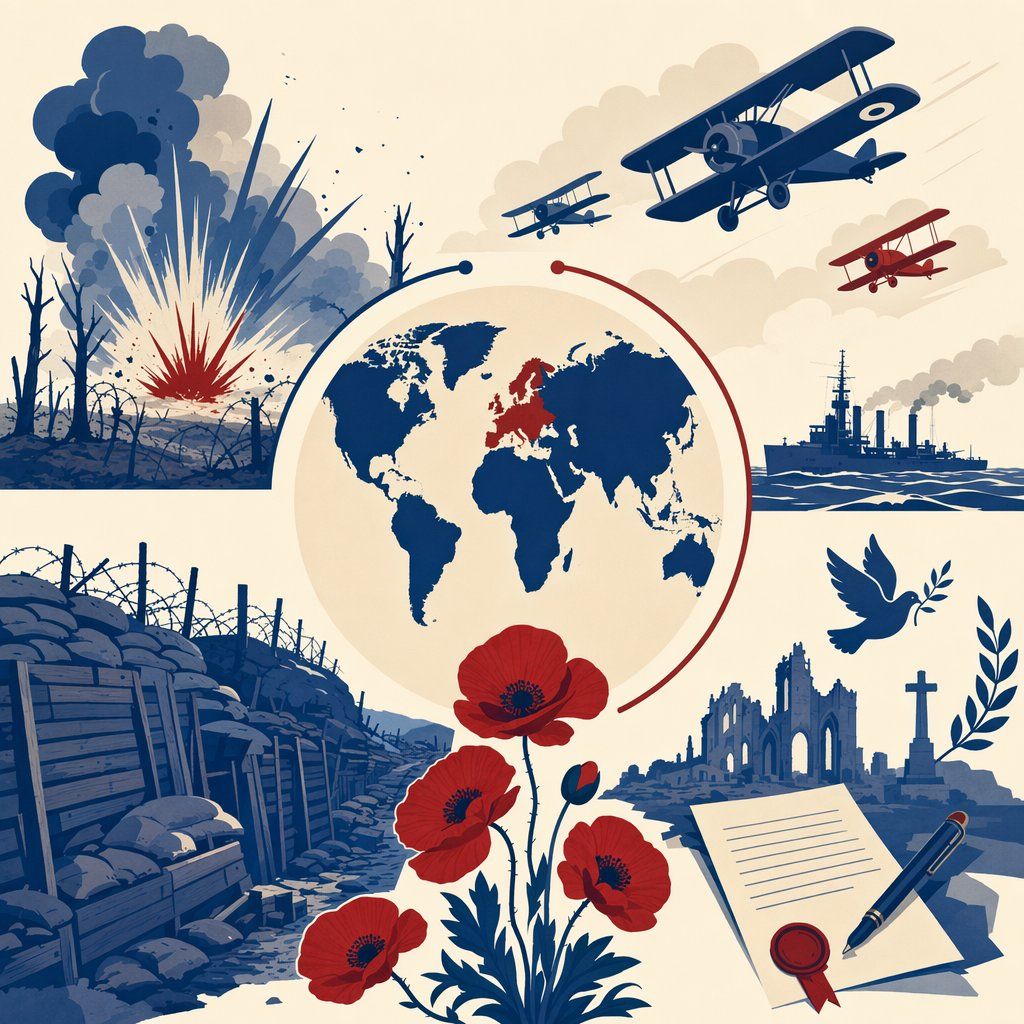 La Première Guerre mondiale : violences extrêmes et sortie de guerre
